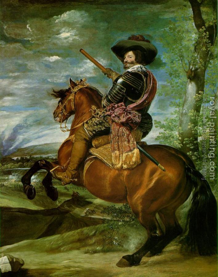 Diego Rodriguez De Silva Velazquez : The Count-Duke of Olivares on Horseback